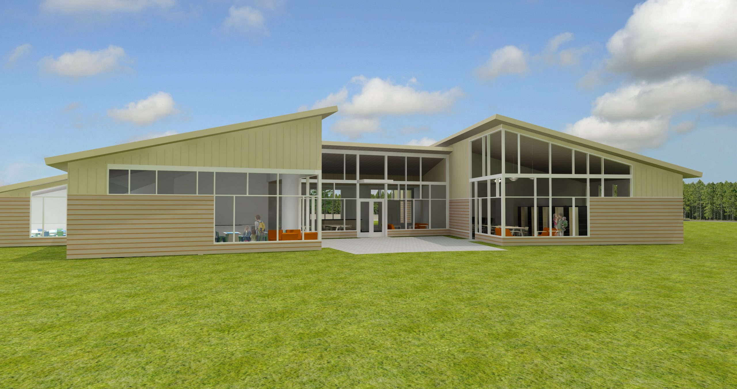 Erving Public Library, Rendering Johnson Roberts Associates