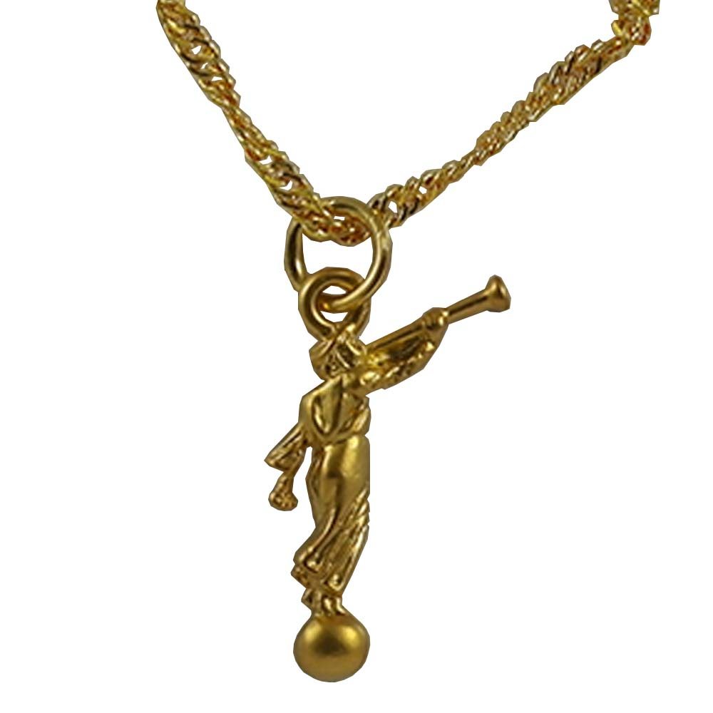 Angel Moroni Gold Necklace Johnson Brothers Tie Company