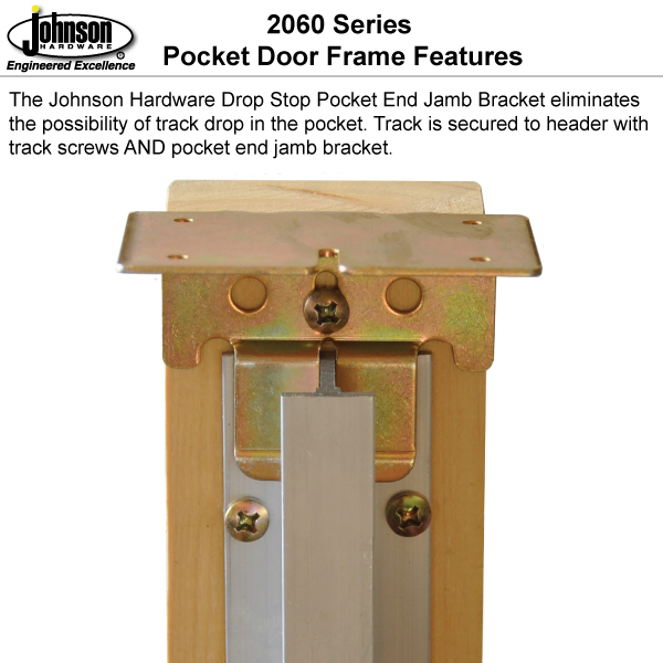 Johnson Hardware 2060 Pocket Door Frame Sliding