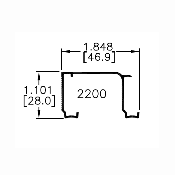 Johnson Hardware 2200 Sliding Bypass Door Hardware Sliding Folding