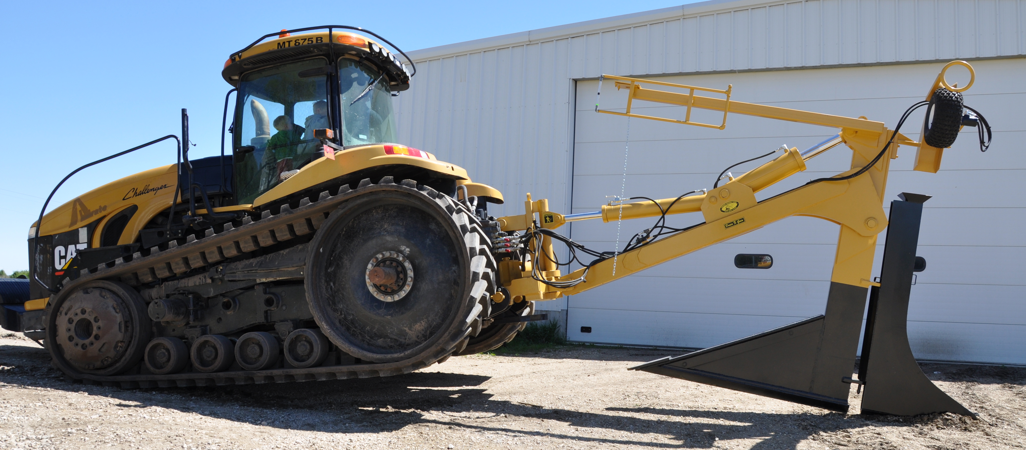 6' Frame Mounted Plow Johnson Drainage Plows