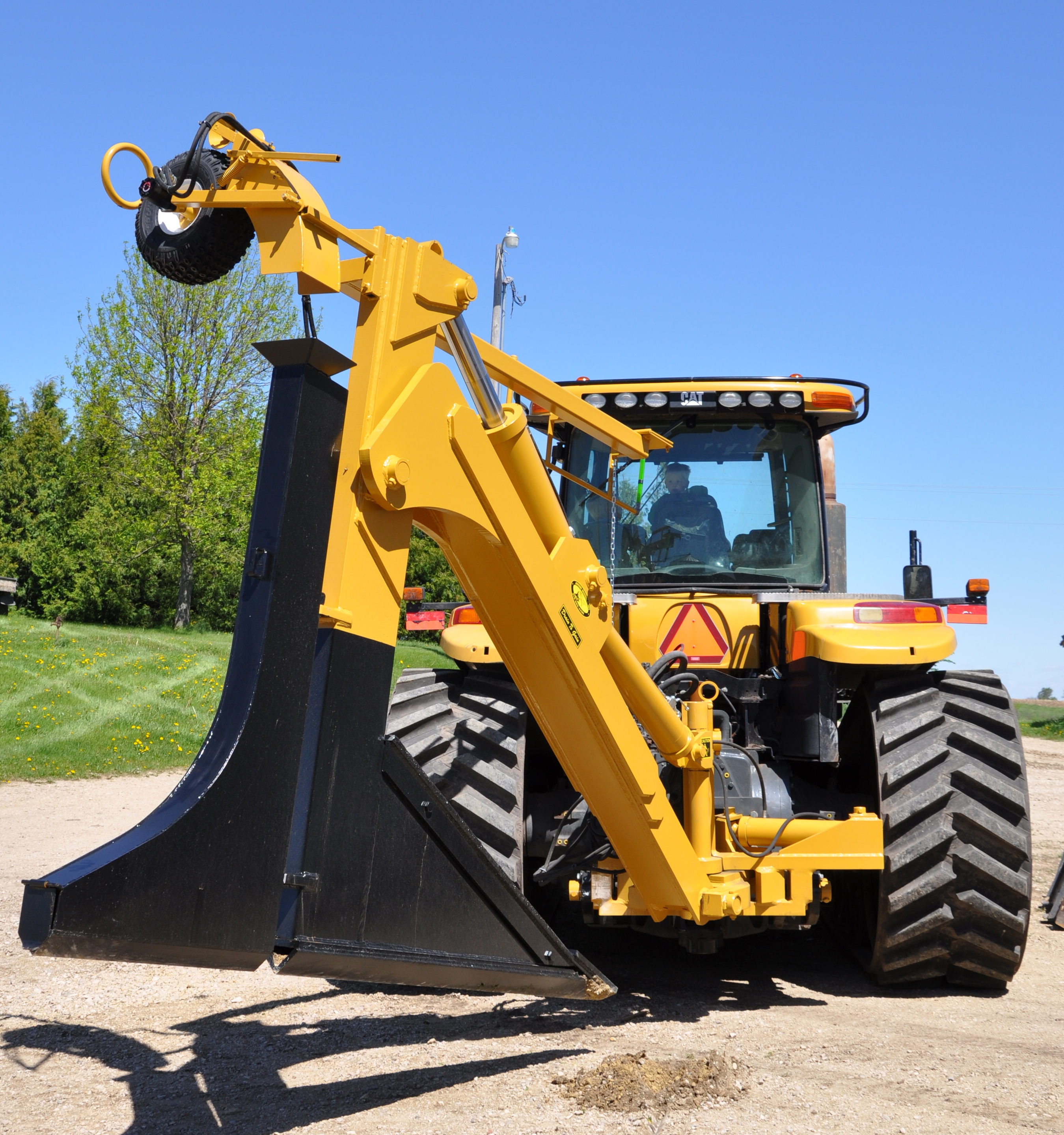 6' Frame Mounted Plow Johnson Drainage Plows