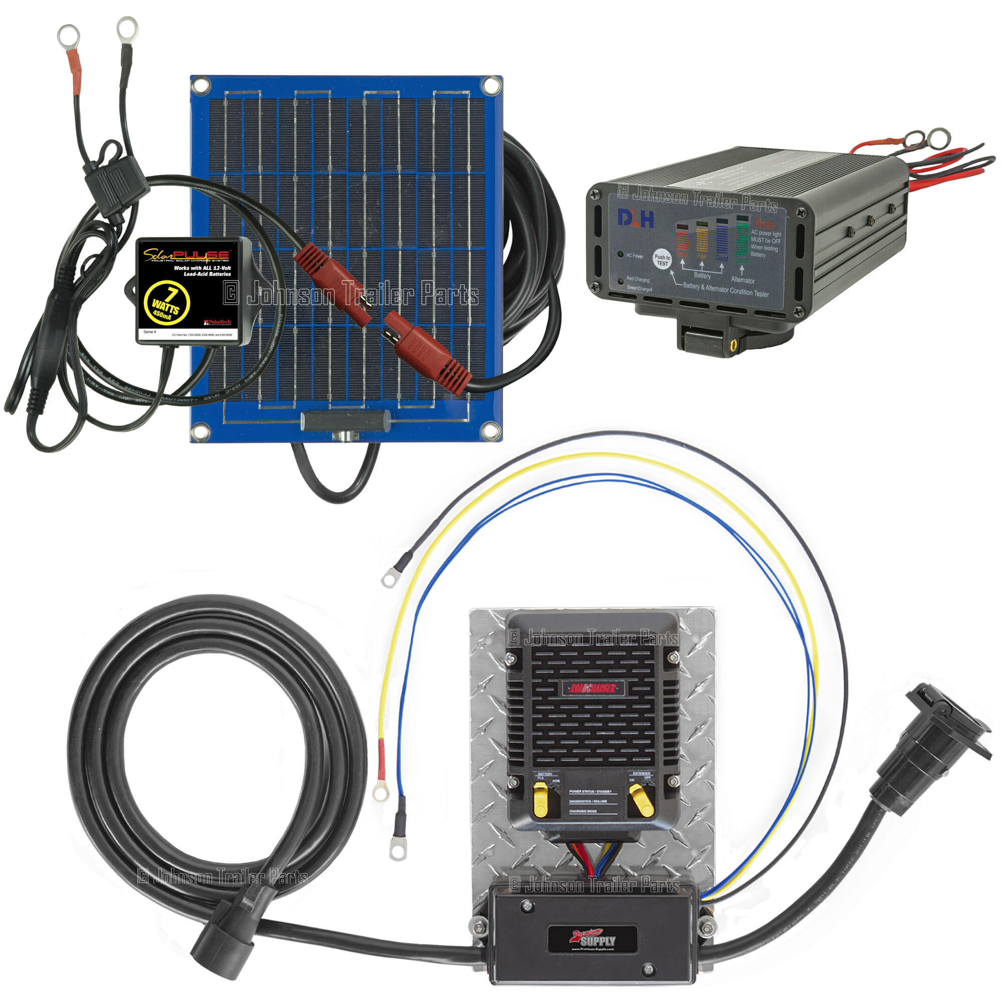 HD Battery Optimizer Kit Trailer Battery Charging System