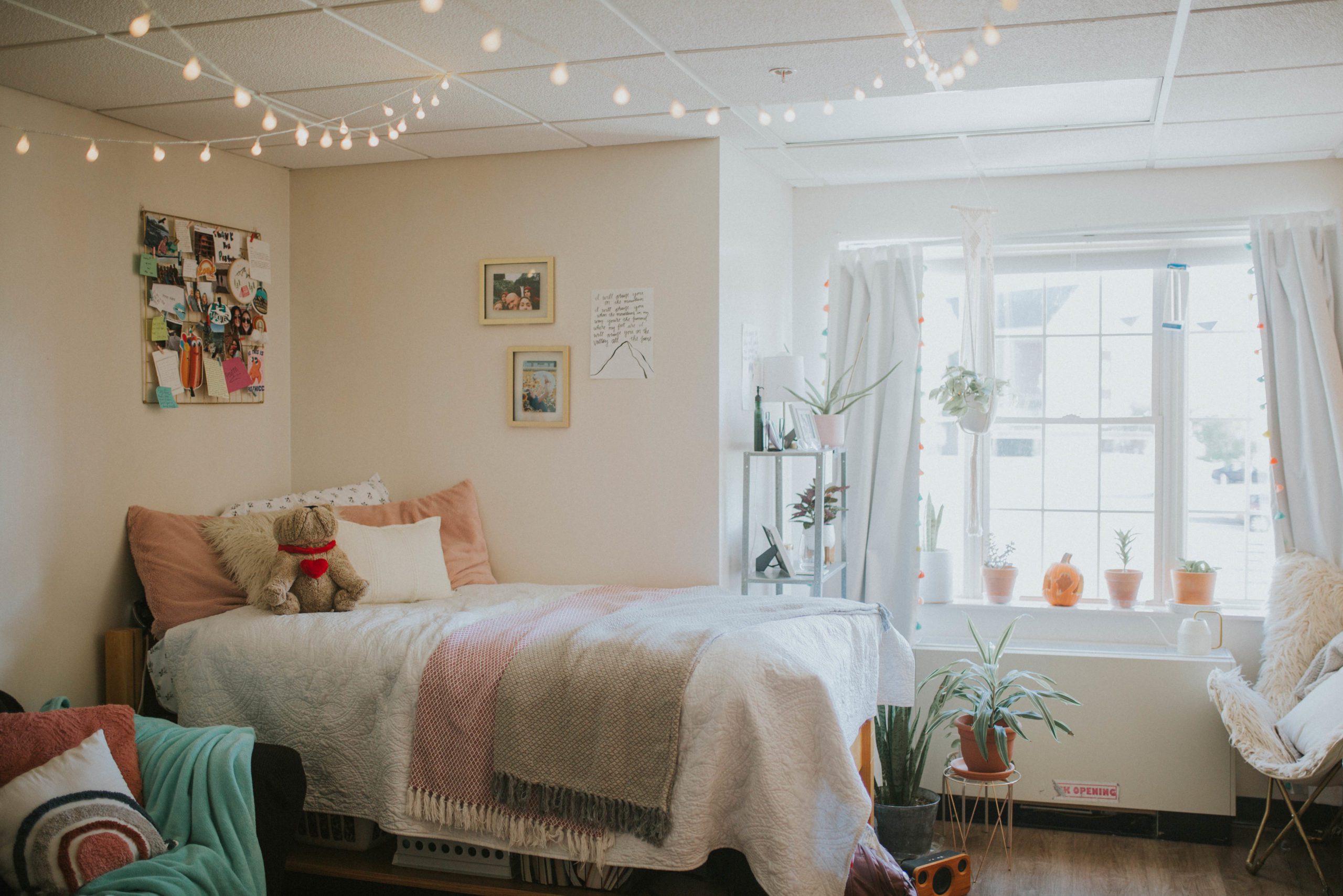 How To Hang Things From The Ceiling In A Dorm Shelly Lighting