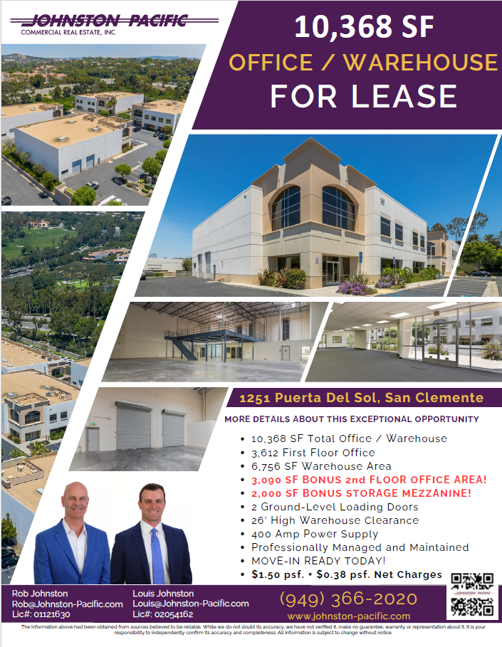 1251 Puerta Del Sol Johnston Pacific Commercial Real Estate