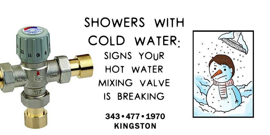Cold Shower Kingston? Signs Your Hot Water Mixing Valve Is Breaking