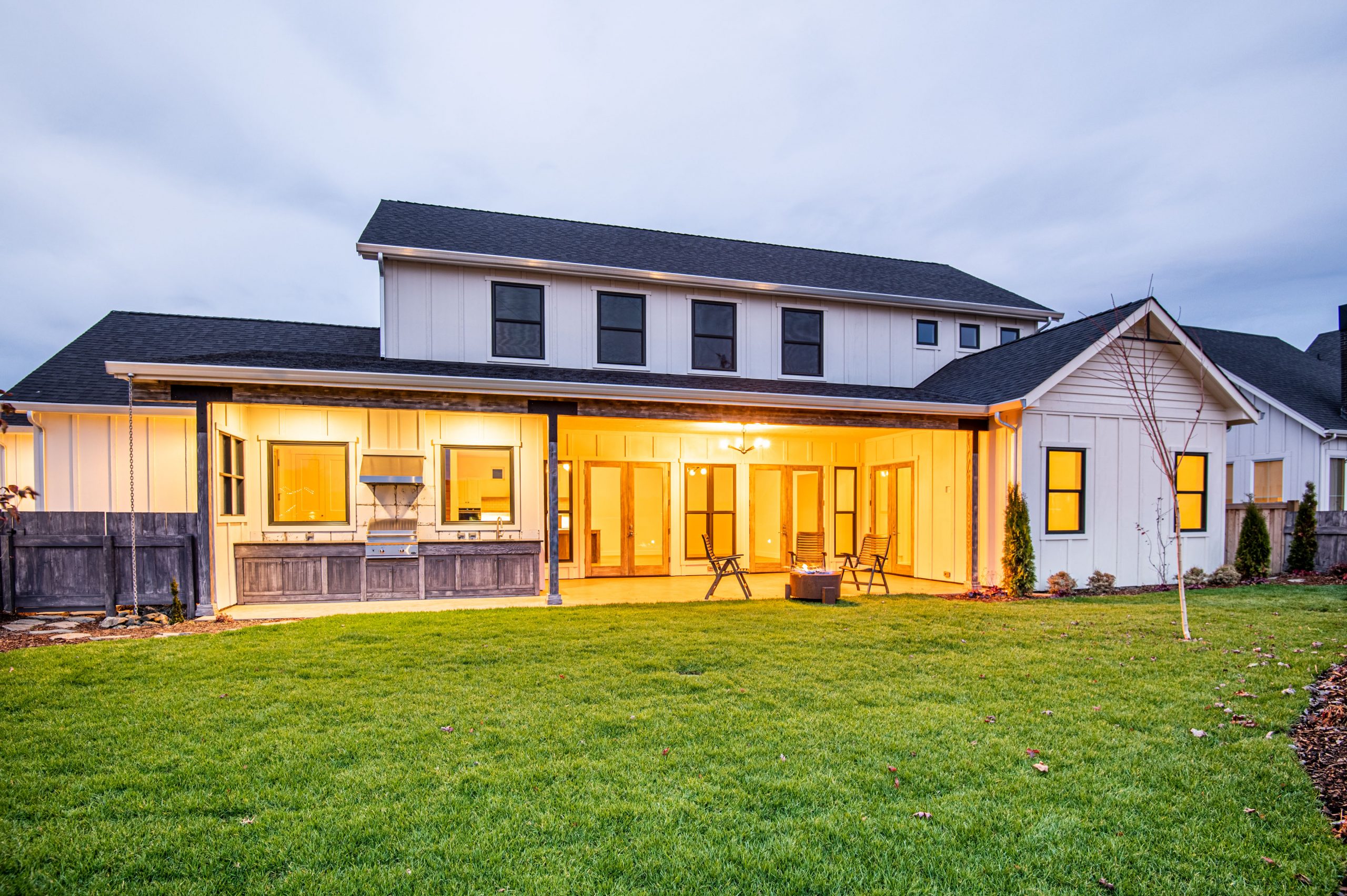 Hatfield Modern Farmhouse Exterior John b Construction and Design