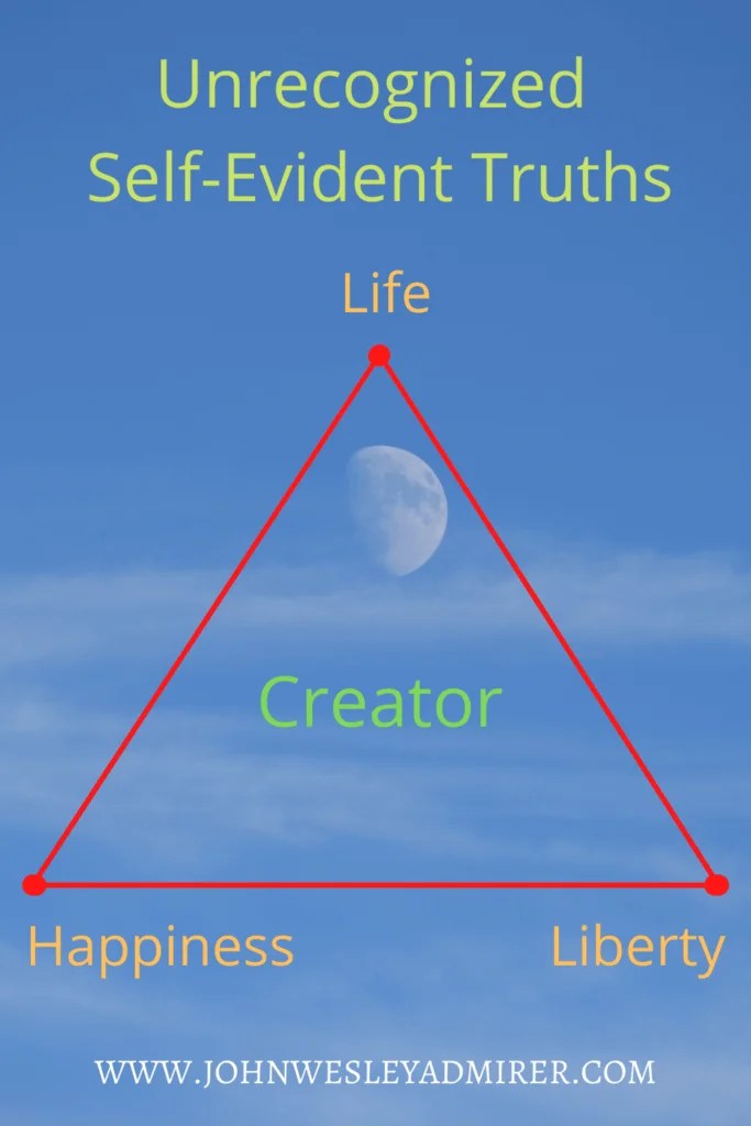 Unrecognized SelfEvident Truths John Wesley Admirer