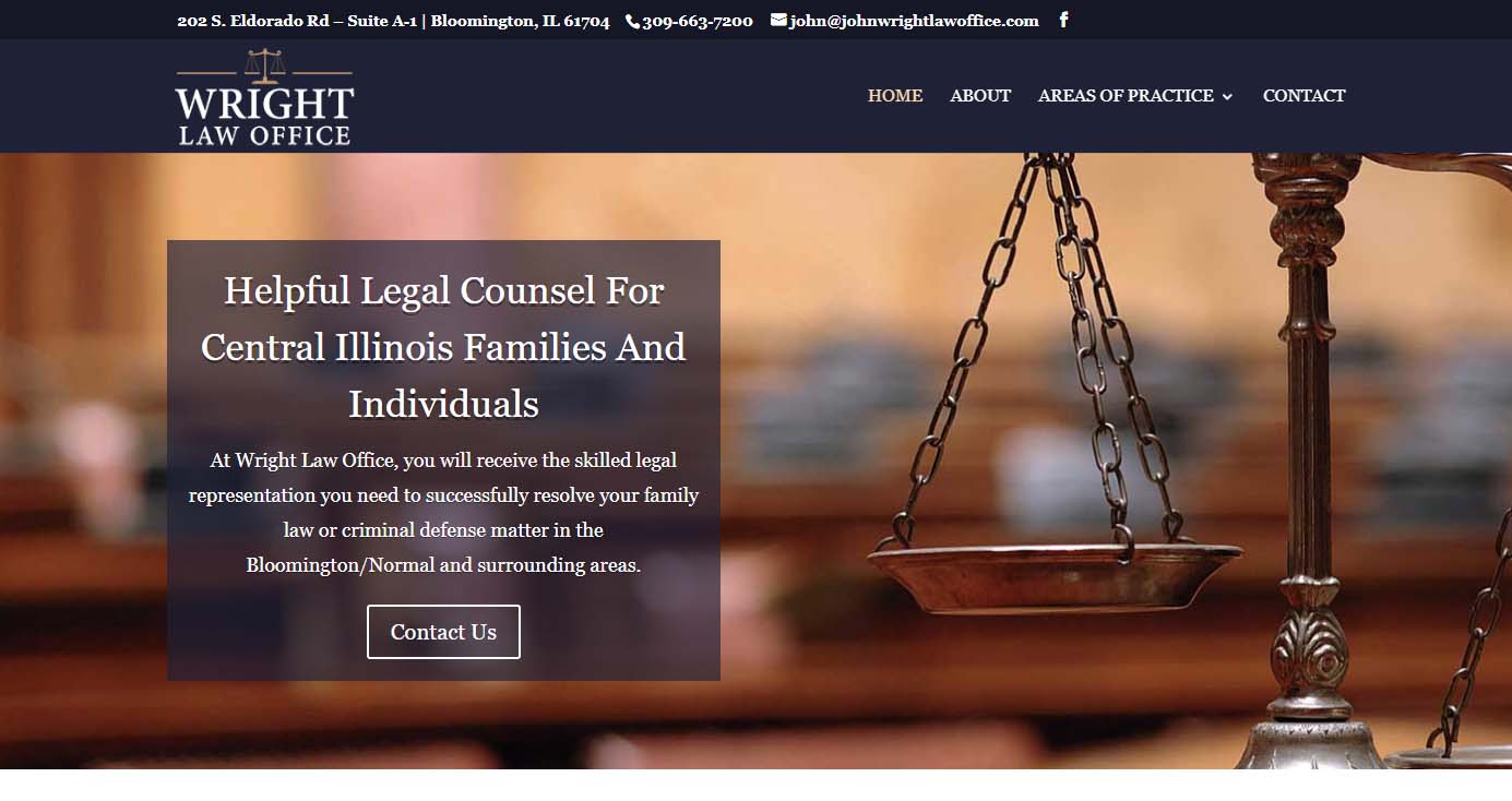 Wright Law Office Family Law Lawyer in Bloomington, IL