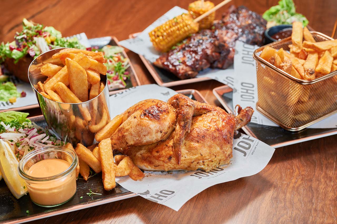 Direkt am historischen „Alten Strom“ JOHO Broiler Bar & Restaurant in