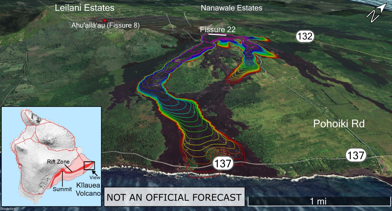 Where's that lava headed and when will it get there? USGS Volcano Watch