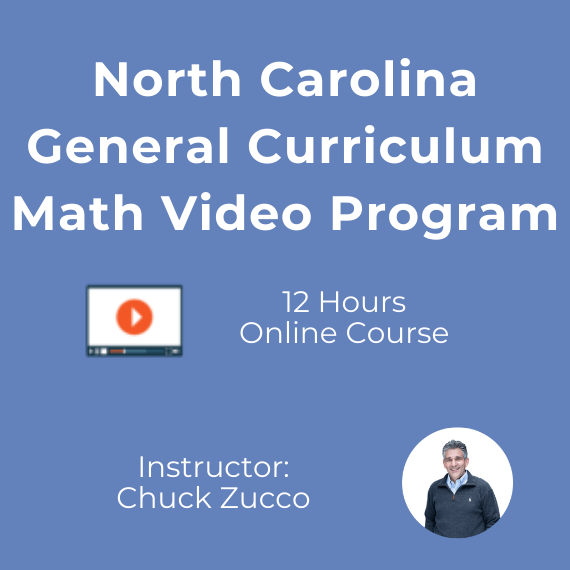 North Carolina General Curriculum Math (Recorded Lectures) ETI