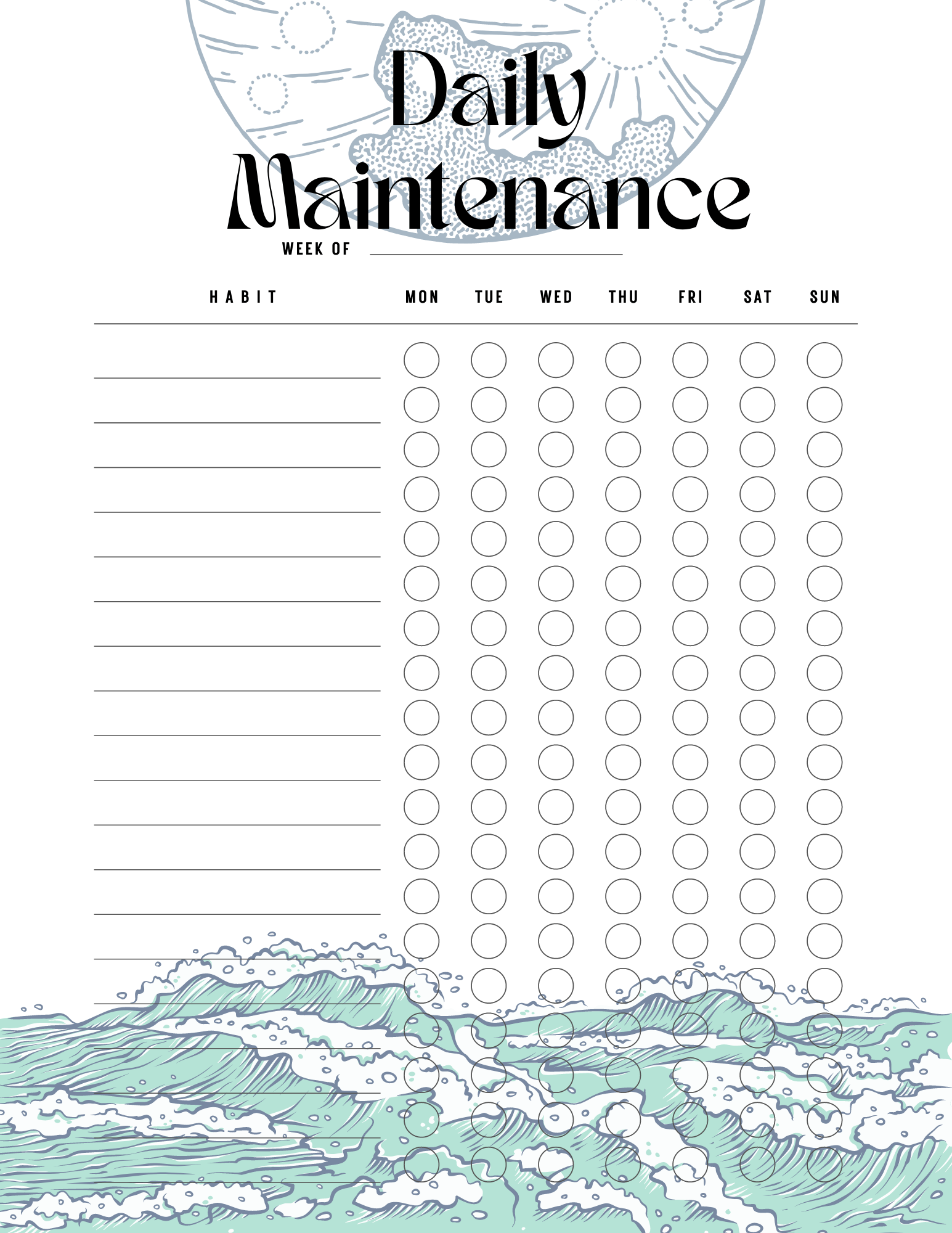 Daily Maintenance Checklist Templates Join Rise Be