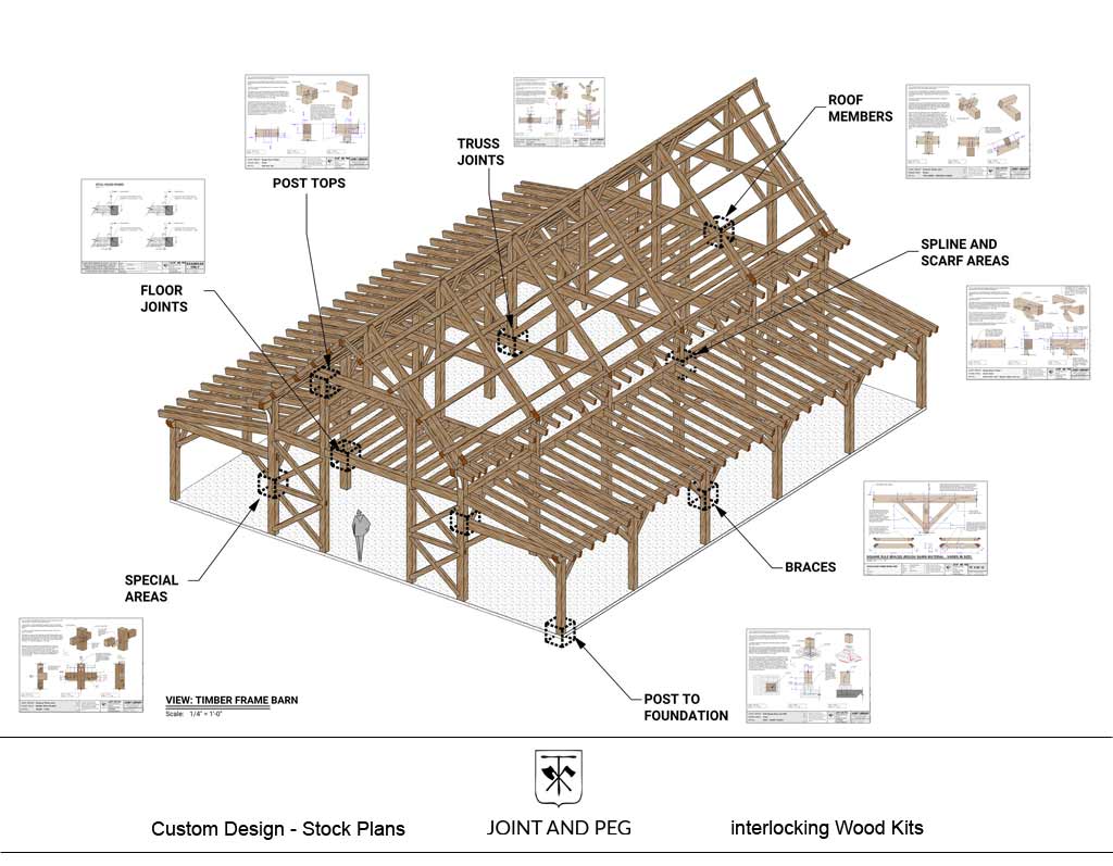 Timber Frame Connections Library Archives Joint and Peg