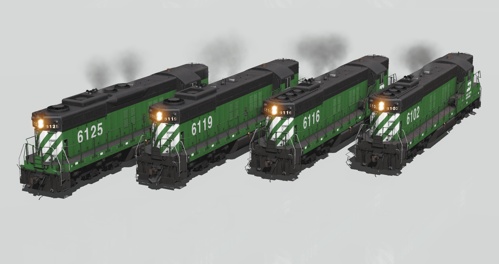 EMD SD9 BN (ExGN) Pack