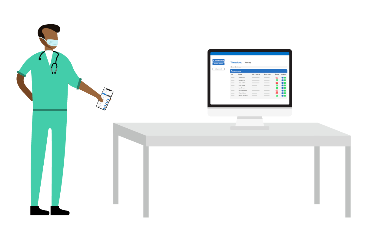 Employee Time and Attendance Software for Aged Healthcare Staff roster