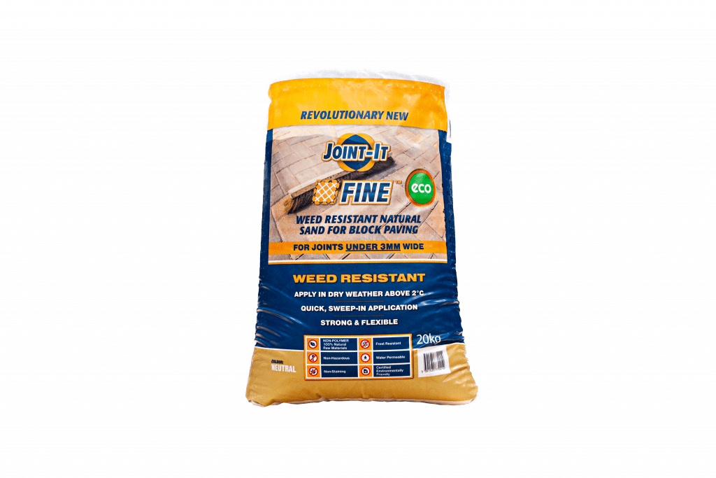 JointIt Fine 20KG Block Paving Sand 2 Colours Available Jointing Mortar UK