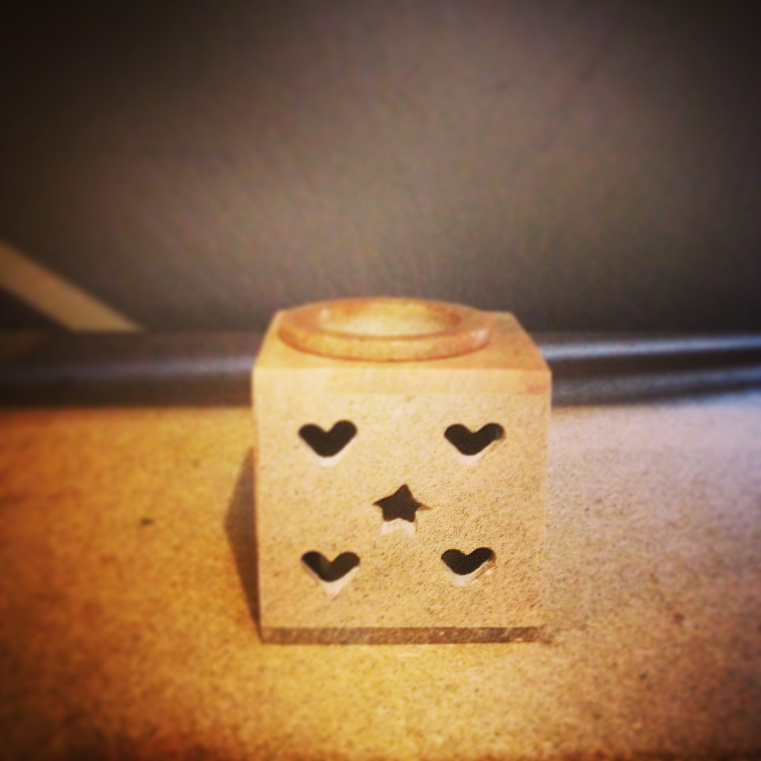 Cube Soapstone Tea Light Wax Melt Warmer Jojo's Candle Company