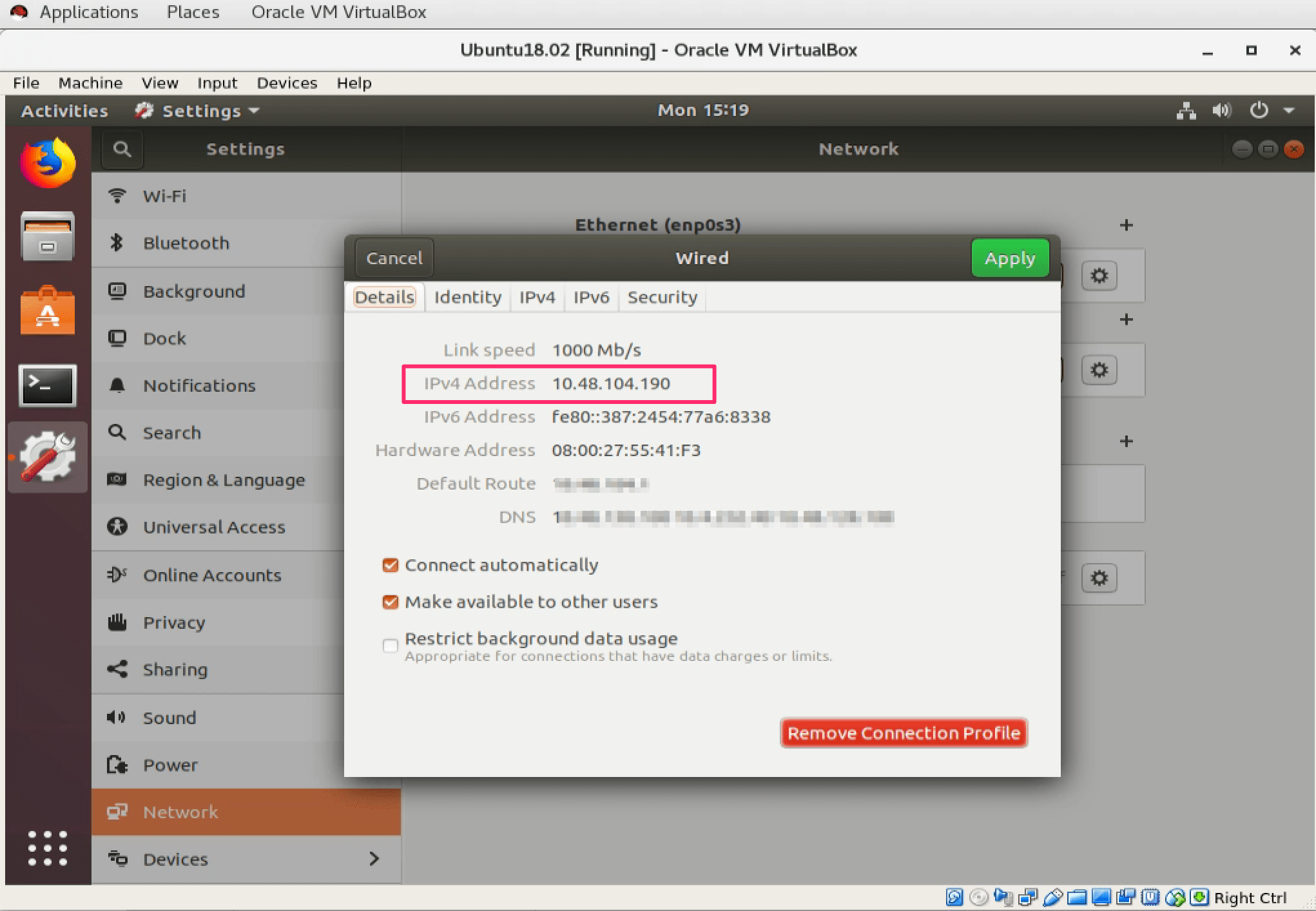 Accessing Website Hosted in Docker of VirtualBox from Another Machine