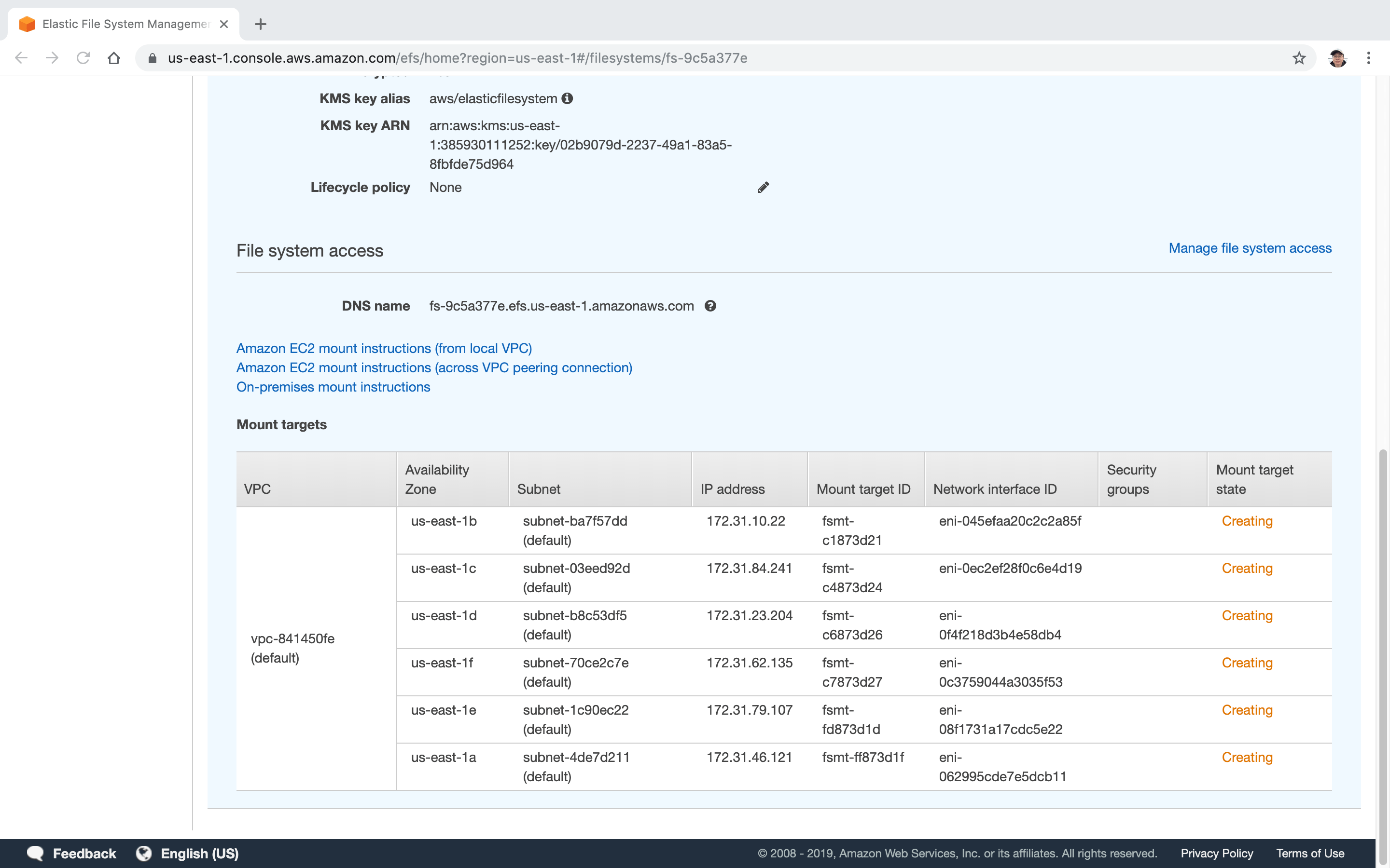 AWSEC2Elastic File System https//jojozhuang.github.io
