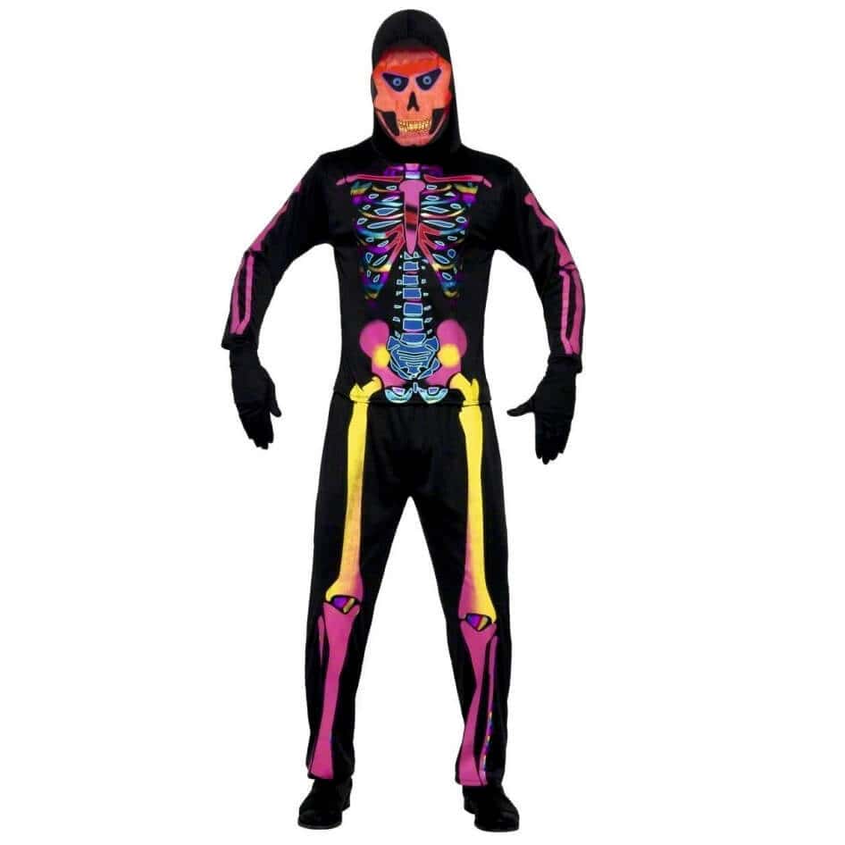 Neon Skeleton Costume www.joke.ie