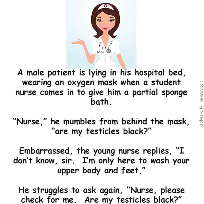 Student Nurse gets a horrifying shock Funny Jokes Jokes Of The Day