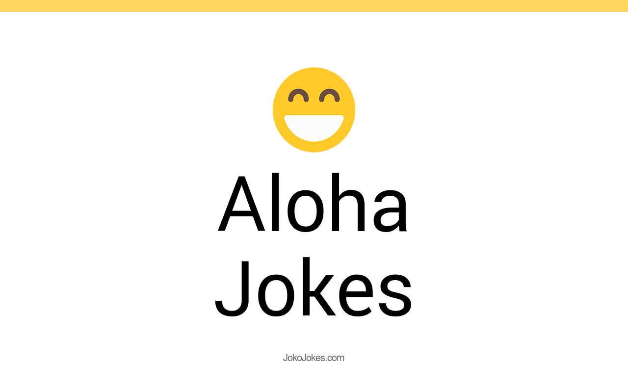 52+ Aloha Jokes And Funny Puns JokoJokes