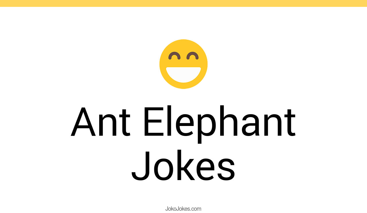 7+ Ant Elephant Jokes And Funny Puns JokoJokes