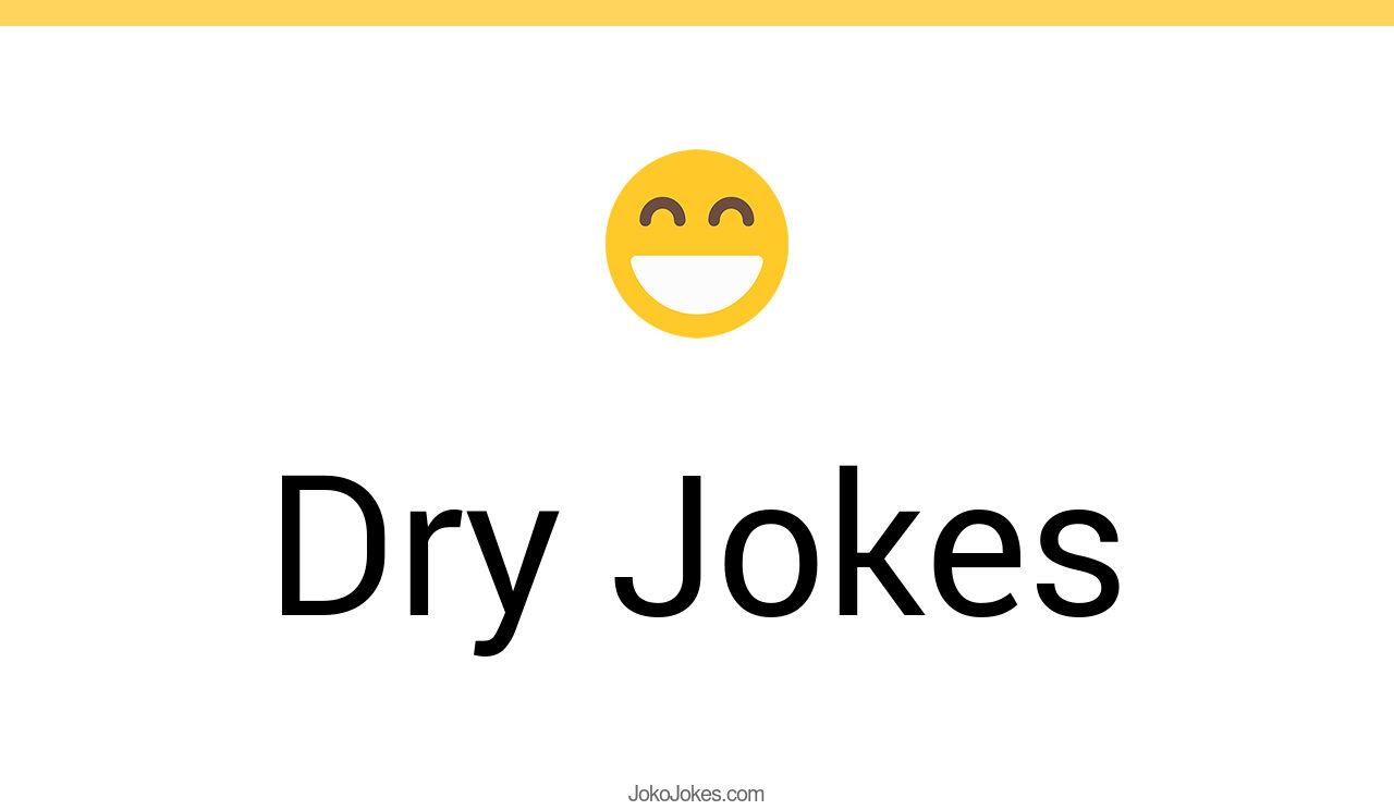 160+ Dry Jokes And Funny Puns JokoJokes