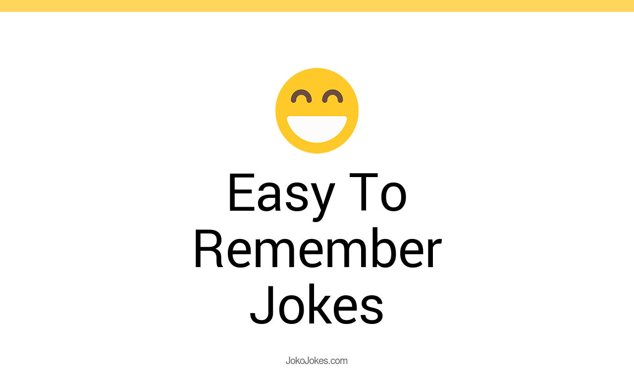 16+ Easy To Remember Jokes And Funny Puns JokoJokes