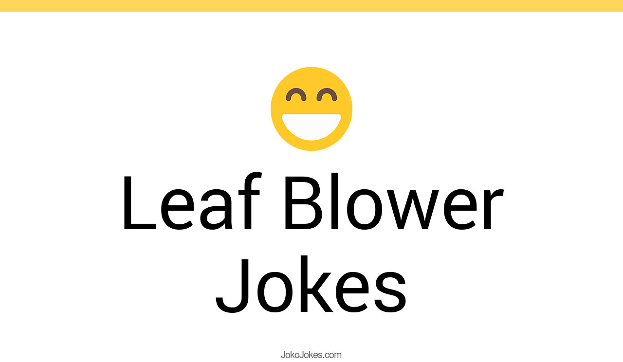 30+ Leaf Blower Jokes And Funny Puns JokoJokes