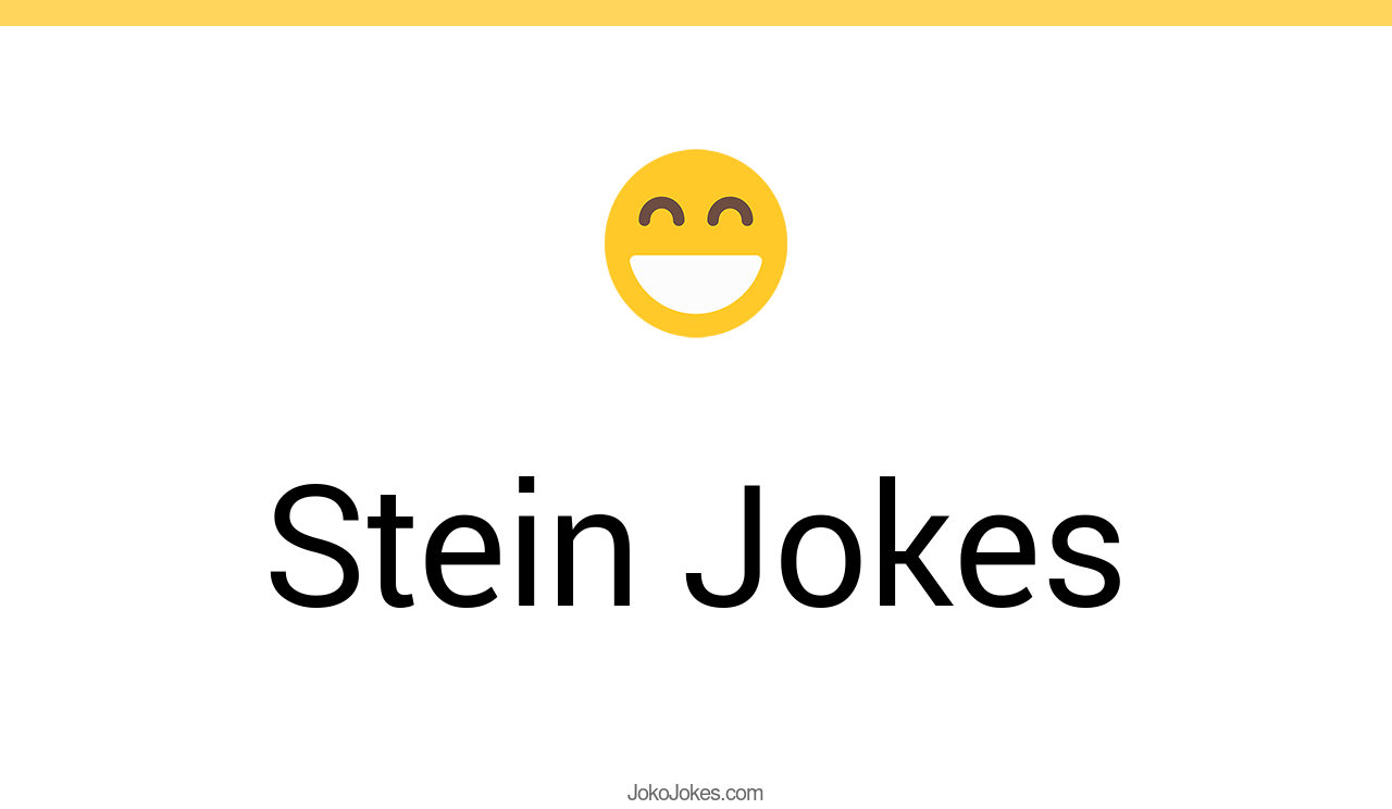 36+ Stein Jokes And Funny Puns JokoJokes
