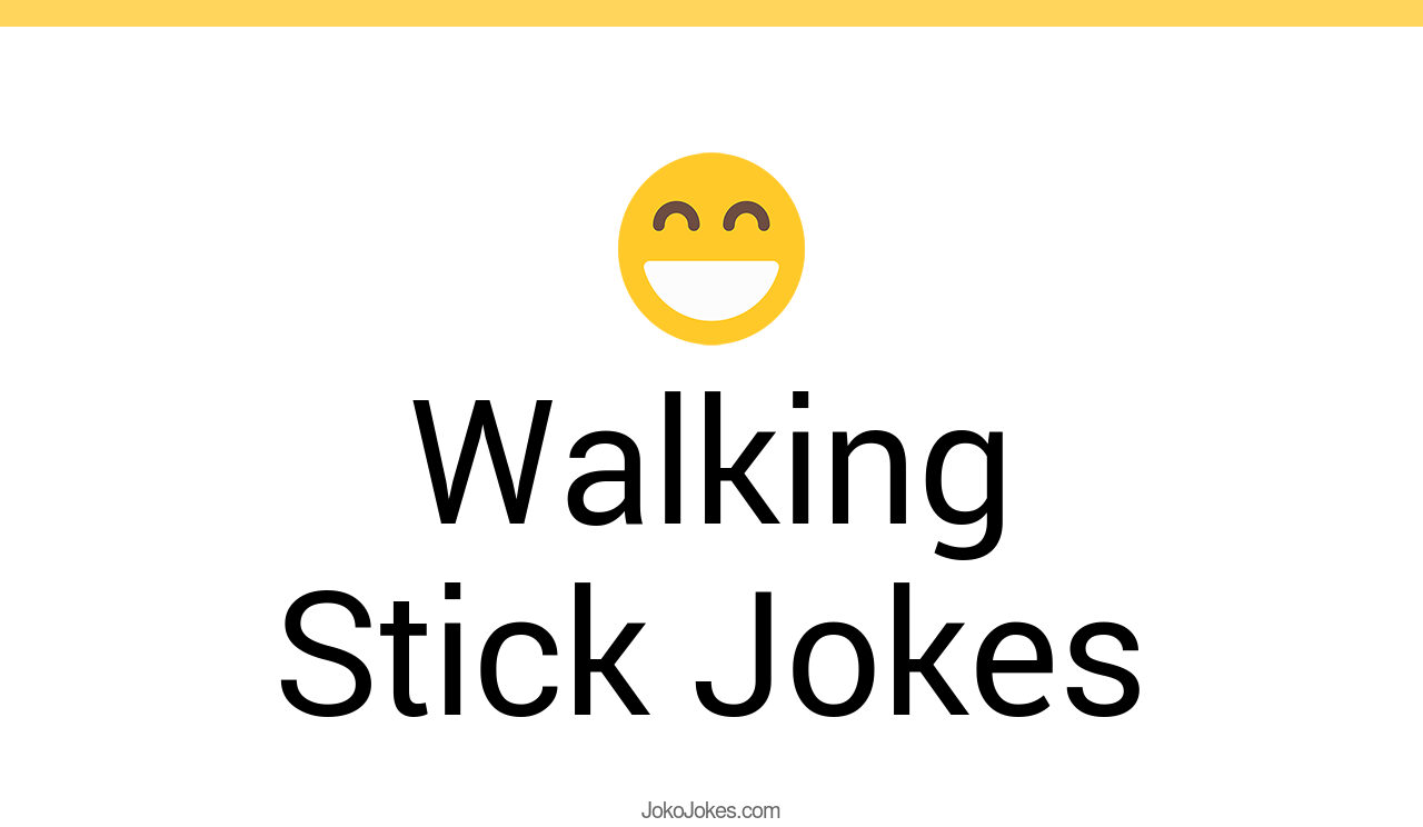103+ Walking Stick Jokes And Funny Puns JokoJokes