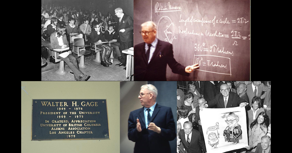 Remembering Walter Gage Famous JO Grads John Oliver Legacy Society