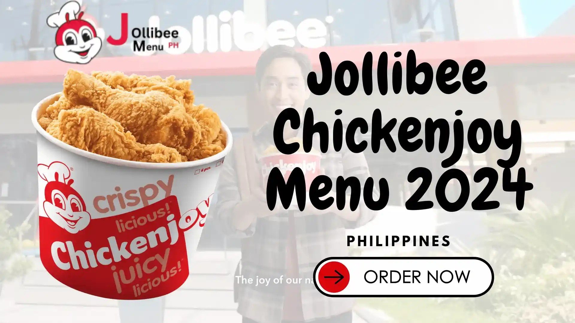 Jollibee Chickenjoy Menu with Prices Philippines 2024