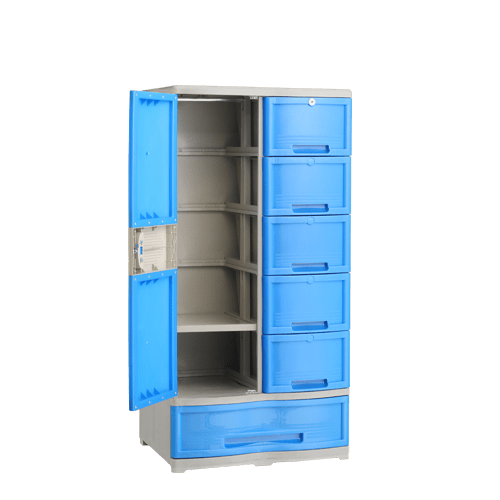 Diamond Closet with 1 Big Drawer Jolly Plastic