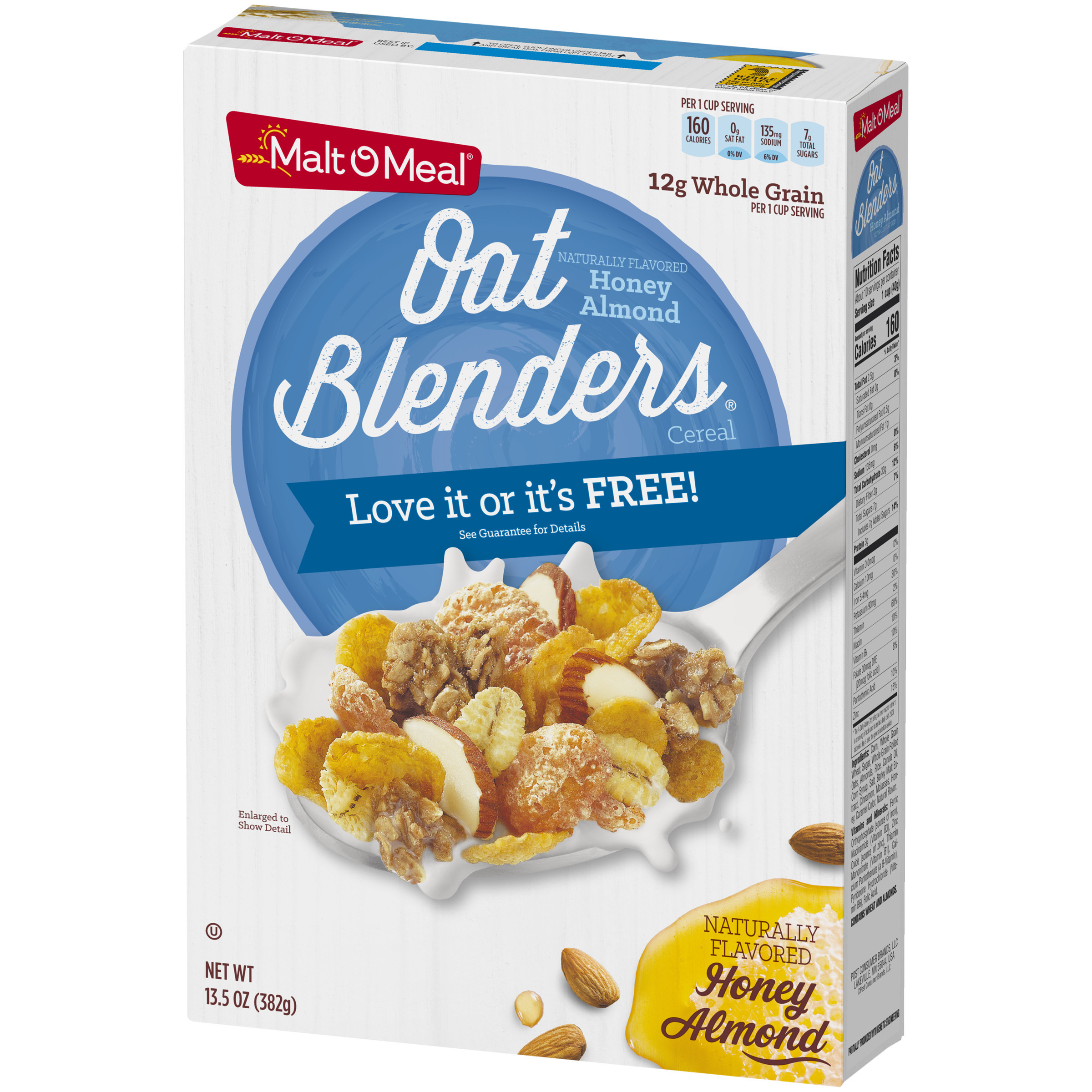 Malt O Meal Oat Blender Honey Almonds 13.5oz Jollys Pharmacy Online Store