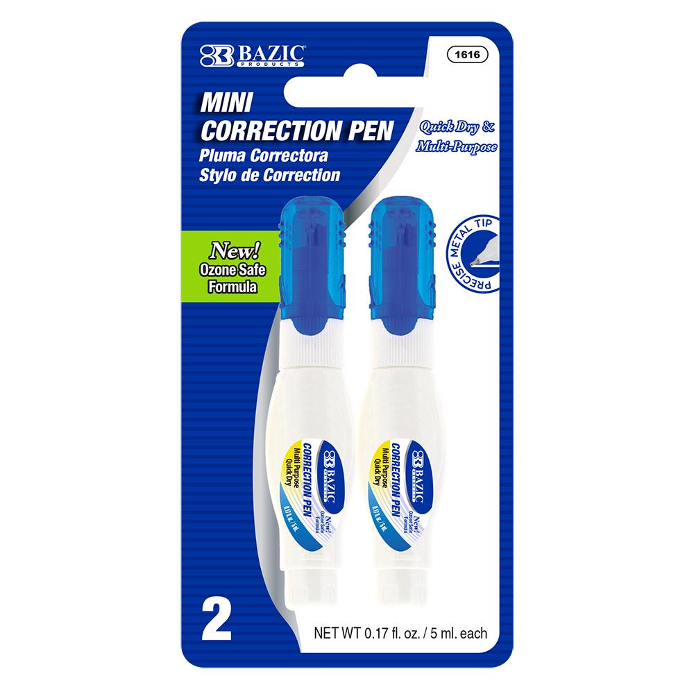 Bazic Mini Metal Tip Correction Pen 5ml 1616 Jollys Pharmacy Online