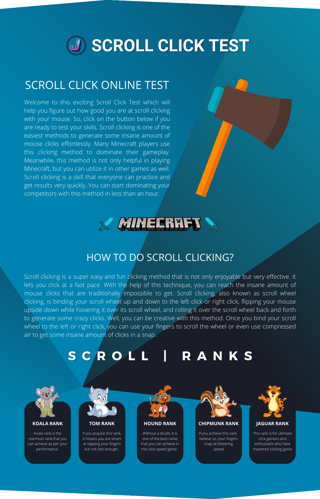 Scroll Click Test Click Tests Joltfly