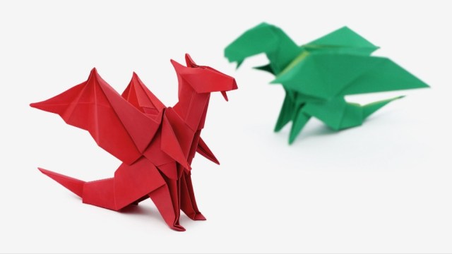 Origami Dragons by Jo Nakashima