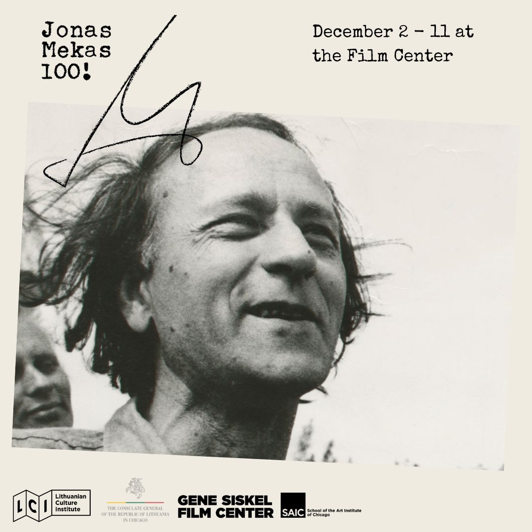 Jonas Mekas film retrospective at the Gene Siskel Film Center Jonas