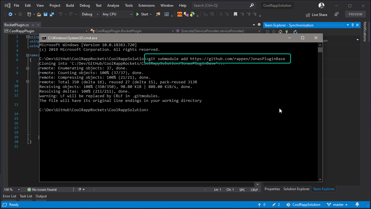 Git Submodules in Visual Studio JonasR.app