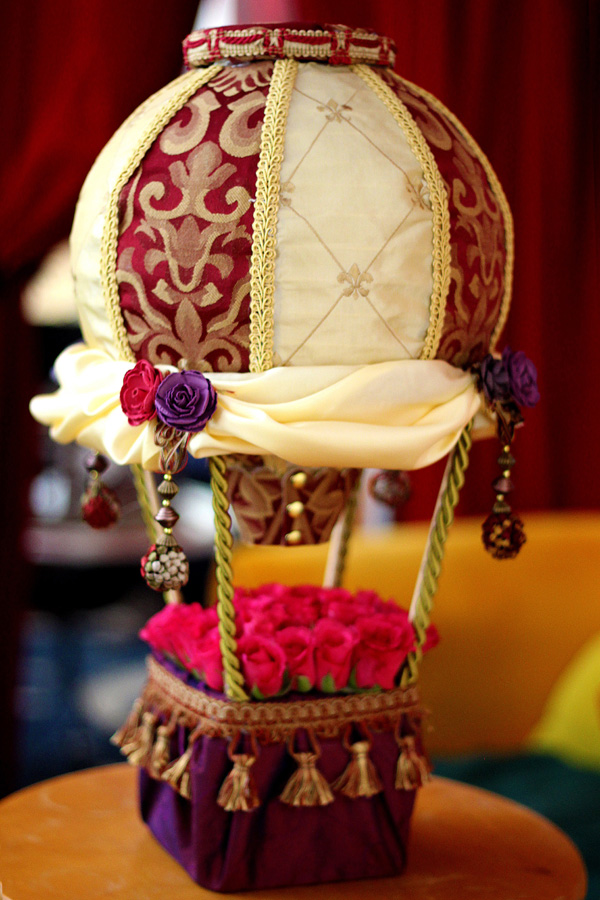 Hot Air Balloon Centerpiece Floral Arrangement Jonathan Fong Style