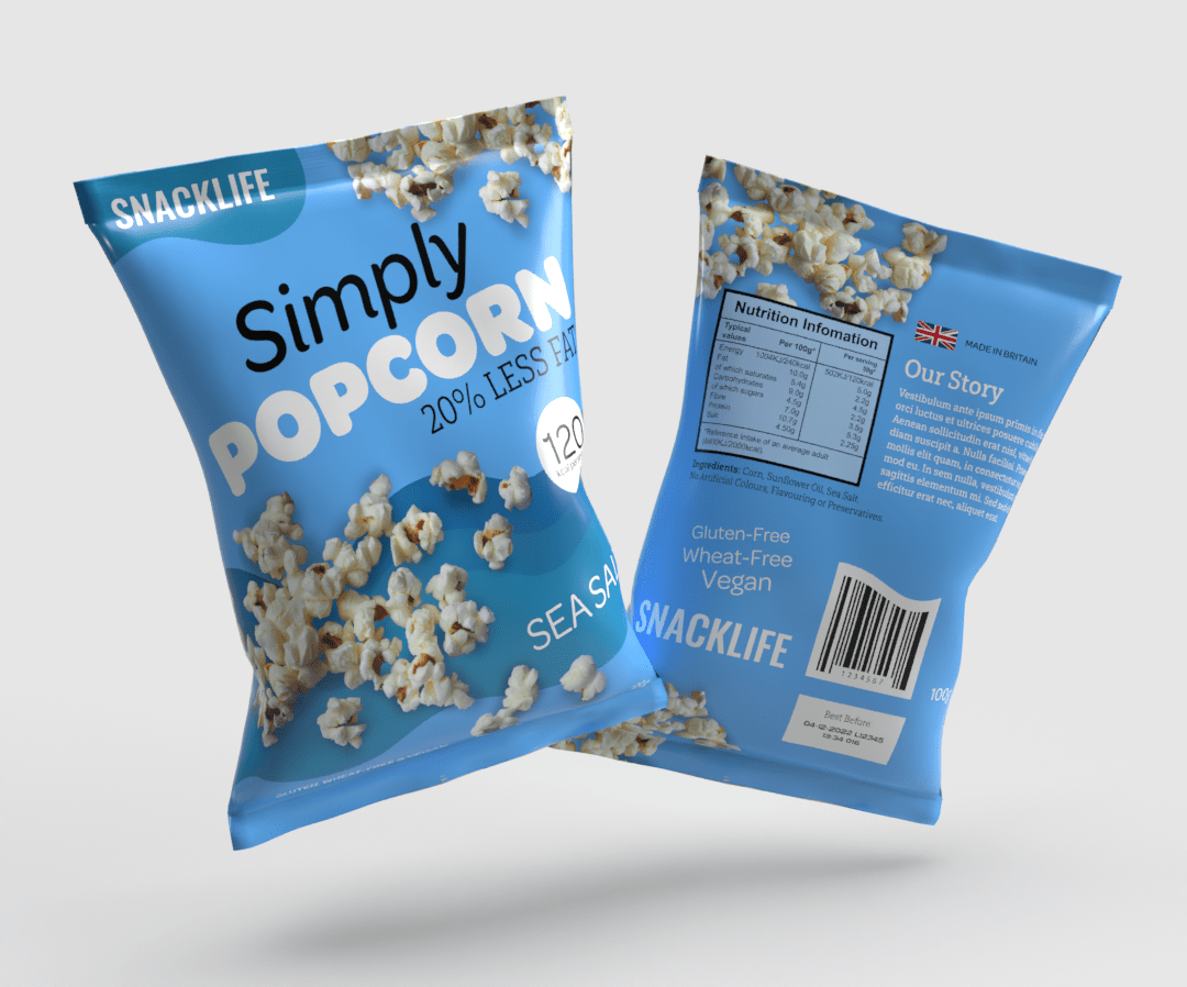 Simply Popcorn Packaging