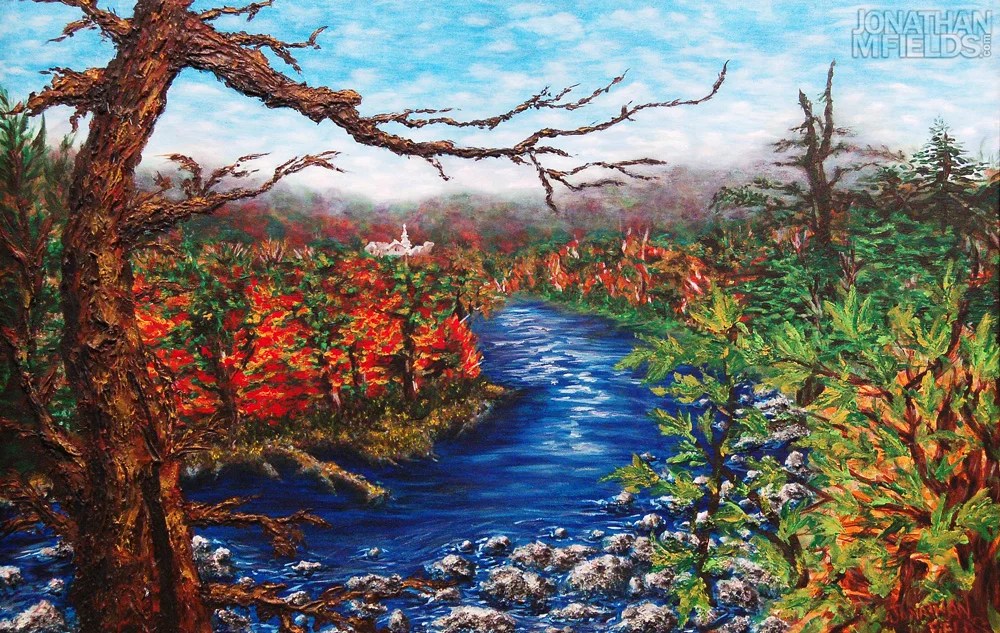 Vermont Tropics Painting Jonathan M Fields