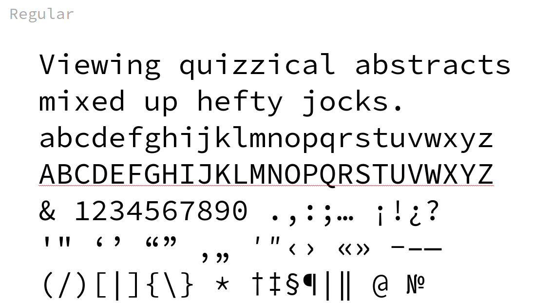 Best Fonts for Programming / Developers