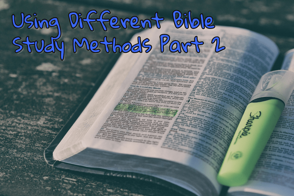 Using Different Bible Study Methods Part 1 Jonathan Srock