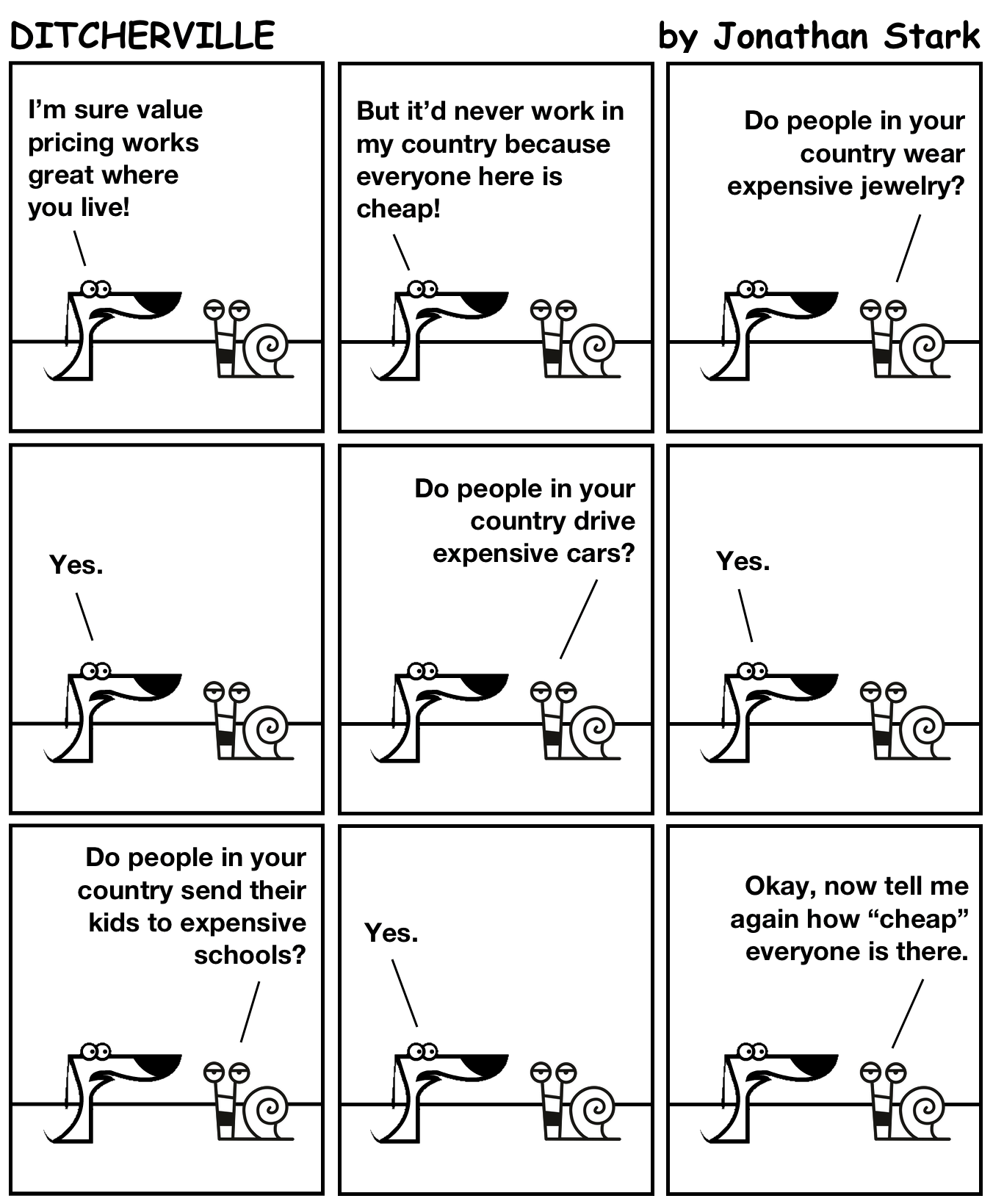 Ditcherville 149 Value pricing doesn’t work here! by Jonathan Stark