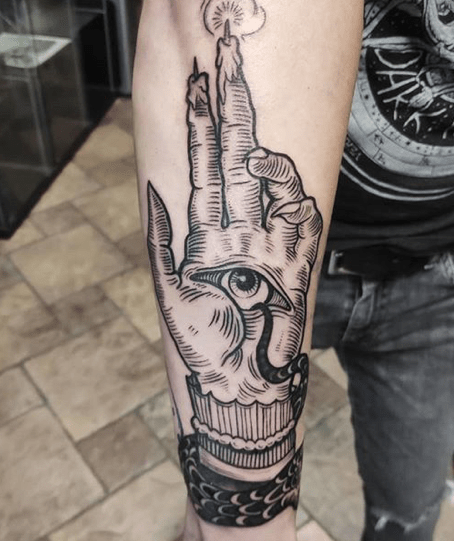 Candle Tattoo – All Things Tattoo 541_x_454_png