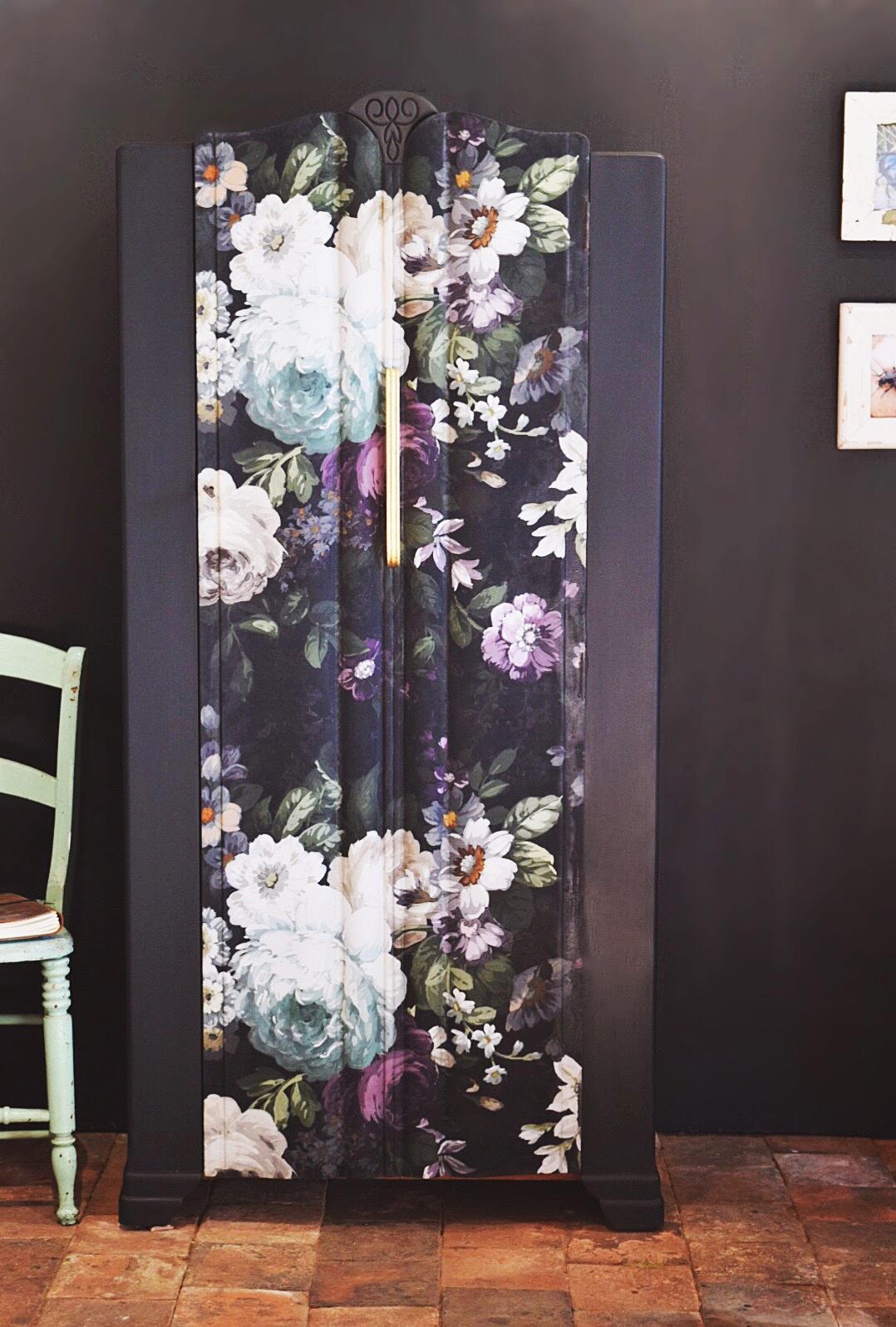 Fabric Decoupage Wardrobe Tutorial Jonathon Marc Mendes